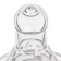 Set of silicone nipple, 2pcs, Cl, Ø35mm, +3 months, average stream