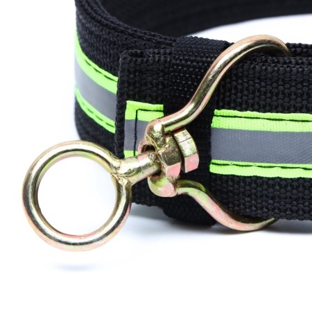 The collar of the four-layer reflective with a swivel 71 x 5 cm, Osh 55-65 cm, black-4