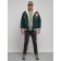 Male bomber, size 50, dark green color