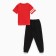 Set for a boy (T -shirt/pants), red color, height 92cm