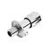 Кран угловой ZEIN engr, 1/2" х 1/2", кран-букса латунь/керамика, нерж. сталь, хром