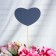 Topper chalk "heart" on a skewer we give beautifully