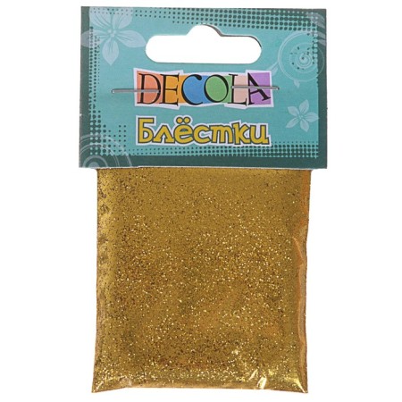 Decor Glue ZHK Decola 0.3 mm, 20 g, Maya gold