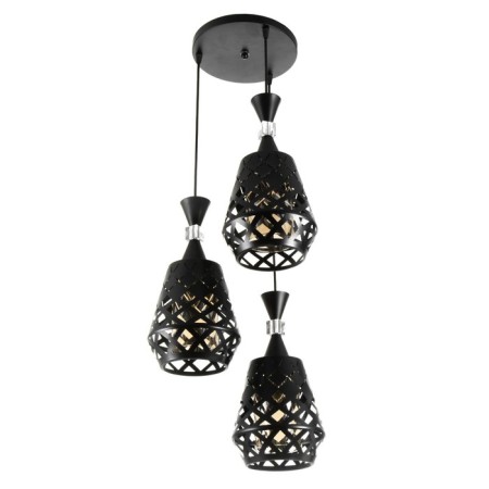 Bayerlux lamp "Kovalce" 3he27 40W black 33x33x35-120cm