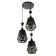 Bayerlux lamp "Kovalce" 3he27 40W black 33x33x35-120cm