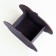 Wooden Kashpo "Bunny" 20x11x14 cm black/gray