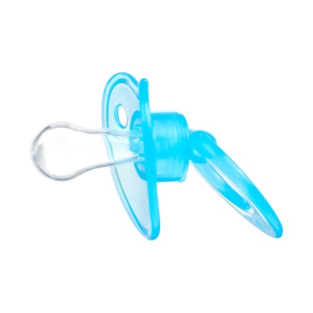 Nipple - Silicone dummy classic, from 0 months, with a cap, the color of the blue-5