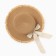 Women's hat minku, light brown color, rr 58