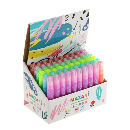 Gel with sparkles translucent, 10 ml, mix 6 colors, price apiece-2
