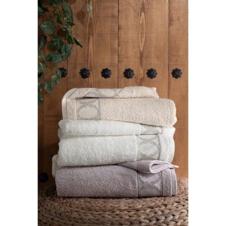 Arya Home Rita towel, 550 gr, size 70x140 cm, color is a souxy rose-1