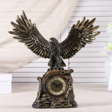 Table Kamin watches "Eagle straightened wings", 35 cm, gold