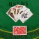 Plastic Plastic Flyhorse cards, 54 pcs, 23 μm, red, 5.6 x 8.6 cm