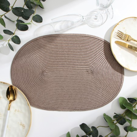 Serving shade "Oval", central kapuchino, 45*30 cm