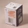 Organizer for storing cotton pads, with a lid, 6.7 × 11 cm, white color