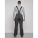 Semi-combinezone ski insulated male winter, size 48, dark gray color