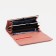 Women's wallet on magnets, pink color