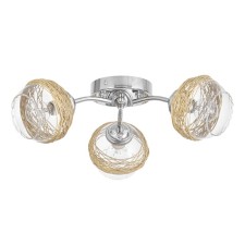 Cellular infinity chandelier 3x40W E14 chrome 40x40x25 cm