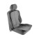 Protective cape for children's car seats, 95 x 44 cm, oxford, gray