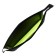 Plastic folder A4, 340 x 245 x 40 mm, lightning from above, plastic, calligrata top, black/yellow