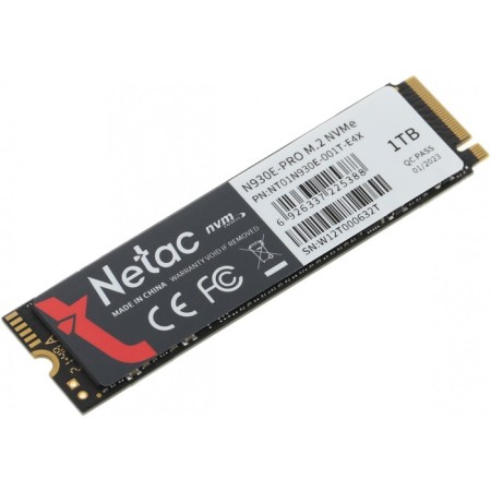SSD NETAC PCIE 3.0 X4 1TB NT01N930E-001T-E4X N930E Pro M.2 2280-1