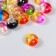 Beads for creativity plastic "Ranes translucent" colored 20 grams 0.8x1.4x1.4 cm