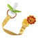 Nipple - Silicone dummy classic, with a chain and clothespin, from 0 months., Mix color