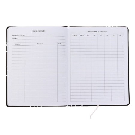 Universal diary for grade 1-11 "All Norms", hard cover, artificial leather, foam rubber, lies, 80 g/m2-3