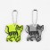 The reflective element "cat", bilateral, 4.9 × 4.9 cm, color mix