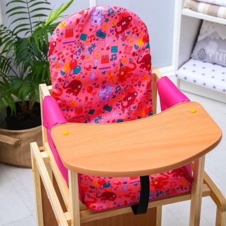 Boutuz feed stool, transformer, pink color-1
