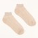 Male socks shortened, beige color, size 25