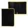 Plastic folder A4, 325 x 230 x 25 mm, lightning around, calligrata "office", PM-A4-11, 0.5 mm, color, texture "sand", black/yellow