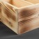Needlework box, wooden, 3 departments, 20 × 15 × 9 cm