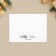 Postcard - Compliment "Golden Chic", 8 x 6 cm, New Year
