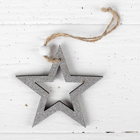 New Year's suspension "Silver Star"-1