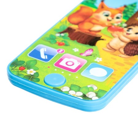 Musical phone "Fun friends", sound, blue color-2