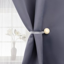 Picking for curtains, d = 4 cm, milk color