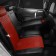 Autorekhls for Ford Kuga 2 since 2012-2016, jeep, perforation, eco-leather, red color, black