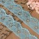 Capricon lace, 40 mm × 10 ± 1 m, blue color