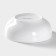 Porcelain shade “Bunny”, 600 ml, d = 15.5 cm, white color