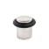 The door limiter "Standard" 588A-2 CP, chromium color, cylinder
