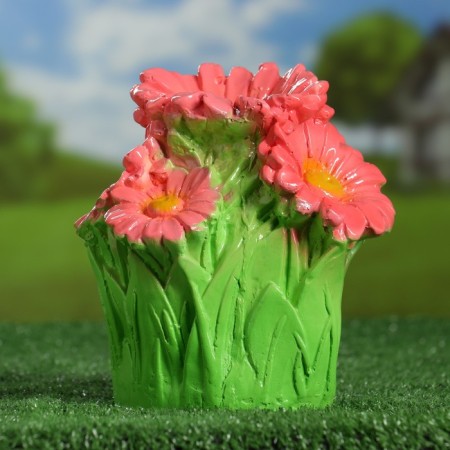 Garden figure "Bouquet Herber" pink 18x20cm-3