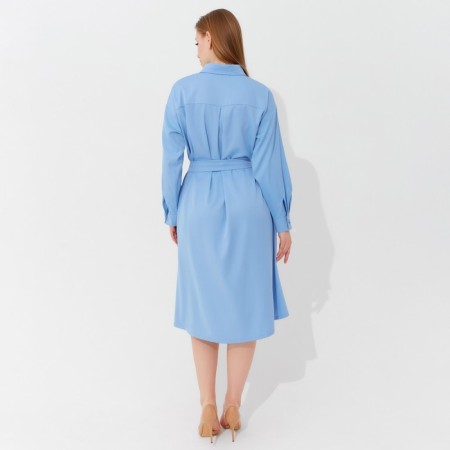 Women's dress Minaku: Casual Collection, Blue color, size 52-2