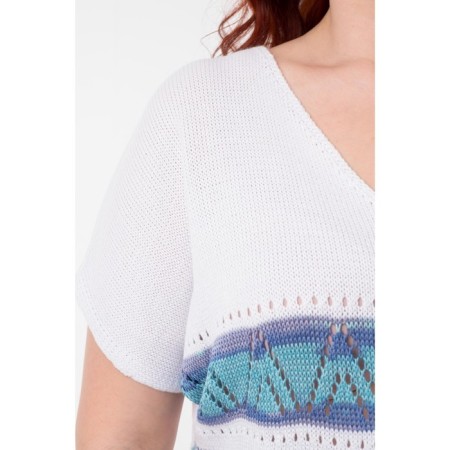 Female jumper, size 52, white color-6