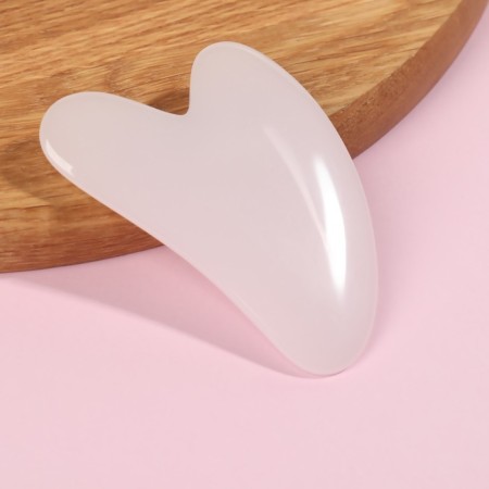 Hoisha massage "Heart", 8.5 × 5.5 cm, lavender color-3