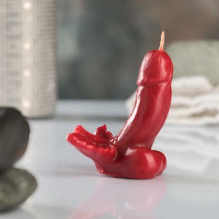 Figure candle "Favorite with wings" red 7.5cm-3