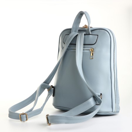 City backpack with lightning, blue color-1