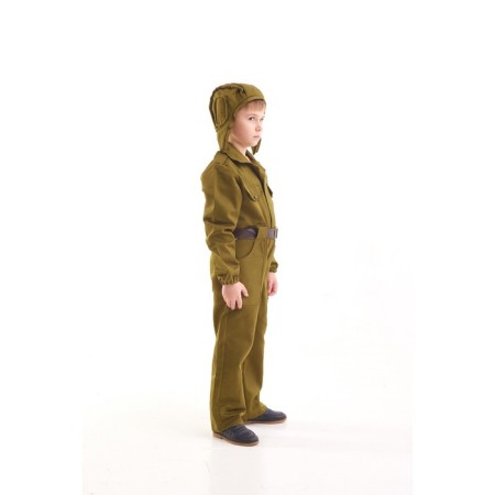 Carnival costume "Tanker", 8-10 years old, height 140-152 cm-1