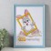 Photo frame Plastic "Blue Style" 21x30 cm, blue