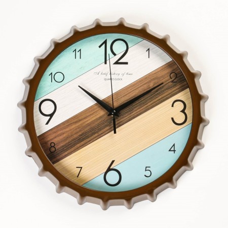Wall clock, series: interior, discrete move, d-33.5 cm, aa