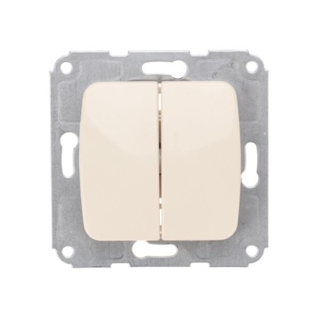 2-clat circuit breaker Kranz hidden installation, 10a, beige KR-78-0232